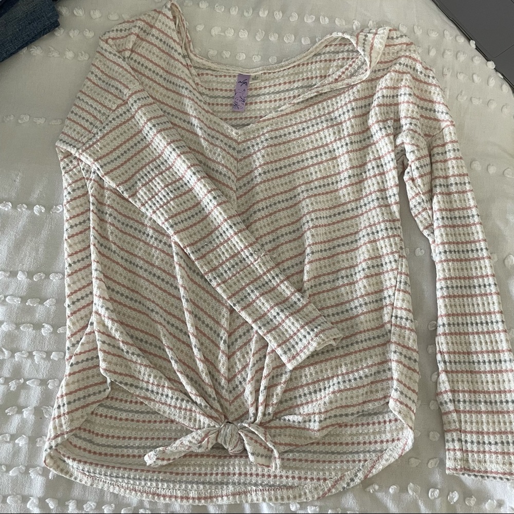 Striped thin sweater